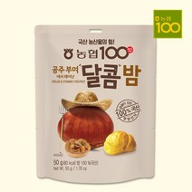 맛밤 50g/달콤맛밤/공주부여 원산지 농협식품에서만든 국산100, 50g, 10개