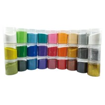 [꼬메빔보] #입자가고운 색모래 250g (27색), 23.주황