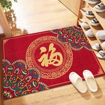 주방용 화장실용 현관 욕실 주방 베란다 매트 미끄럼방지 일러스트 일본풍 발매트, J