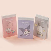 [산리오] 캐릭터 떡메모지 80매 6종, 쿠로미 + 마이멜로디
