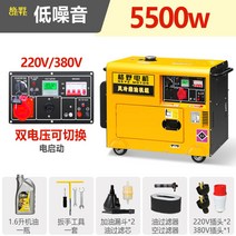 캠핑발전기 220V 소형 디젤 장치 엔진 발전기, B