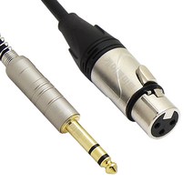 케이블마트 MACK HA25 ST5.5(6.3) TRS 숫-캐논 XLR 암 오디오 스피커 앰프 믹서 메인아웃 밸런스 케이블 음향 연결선, 50M, HA25 ST5.5-캐논