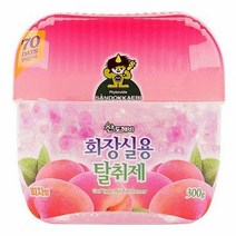 [KT알파쇼핑]화장실용 탈취제(피치향300g) 화장실 악취 냄새제거, 단일상품_W3B4C16