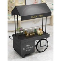 이동식 프리마켓 판매대 축제 노점 야시장 가판 행사장, 상세 페이지 참고, 흰색 (서랍 있음) 140x70x195CM