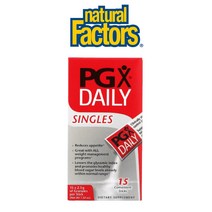 Natural Factors PGX PolyGlycopleX 폴리글리코플렉스 가용성 식이섬유 가루 곤약 뿌리 잔탄검 2.5g 15포