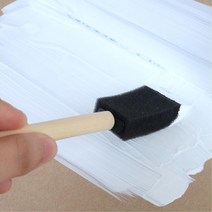 도마오일 도포용 폼브러시 스폰지붓 10개 천장몰딩