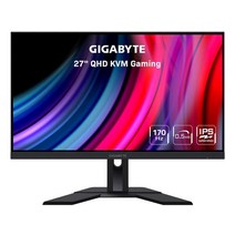 기가바이트 M27Q 27인치 170Hz 1440P KVM 게이밍 모니터 2560 x 1440 SS IPS 0.5ms(MPRT) 92% DCI P3 HDR 지원 FreeSy