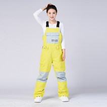 스키바지 남여공용 멜빵 보온 스노보드복 점프슈트