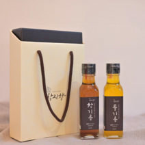 참진향 국산 고급 선물세트 참기름+들기름 120ml 1세트, 250ml, 250ml