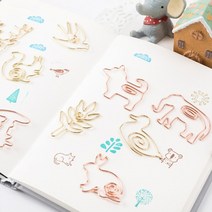 숲속 디자인 페이퍼 클립 10종 사무용품 다꾸, Z03-09 : 야옹이