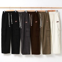 인디오 여성용 밴딩 건빵 카고 골덴팬츠 NZC0218