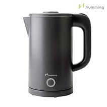 [허밍] 무선 전기포트 통주물형 1.8L 스텐304 HMK-2203DG 쿨터치