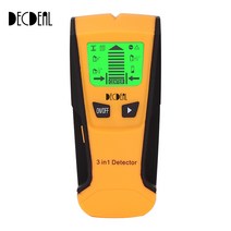 Decdeal 3-in-1 벽 테스터 금속 목재 와이어 감지기, 1개
