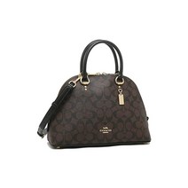코치 핸드백 숄더백 아울렛 시그니처 여성 2558 KATY SATCHEL IN SIGNATURE CANVAS 6 IMAA8 브라운 블랙 브라운 품