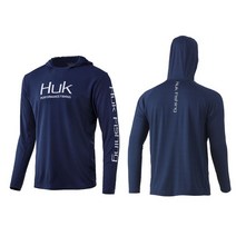 낚시복 Huck 낚시 셔츠 의류 자외선 후드 어부 Kamisa Depesca 남성 긴 소매 T-shirt50, [03] M, [14] 14