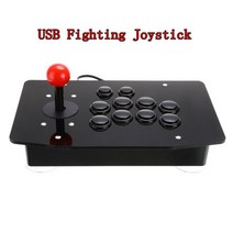 가정용 오락실 게임기 조이스틱 USB 철권 킹오파 등 300가지 게임 마메 스팀, 블랙