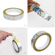 홀로그램테이프 2CM 은색 보호테이프 마테제작 마스킹테이프