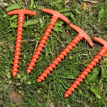 텐트고정핀 타프 텐트 천막 나사핀 지주핀 말뚝 4개