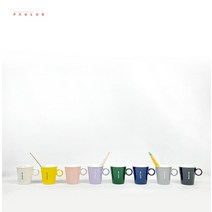 New 믹스커피 머그잔 (8 color), 옐로우, 1개