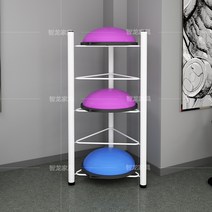 하프짐볼 랙 거치대 정리대 밸런스볼 반짐볼 보수볼, 블랙 6겹 (70X150 레이어 높이 24cm