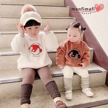 [몽피마피] 아동 보아 펭귄 맨투맨 19D10