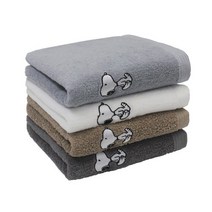 송월타월 스누피 리버 40 세면타올 145 g 면사, 회색, 3개