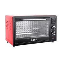 22~48L 전기오븐 다기능 가정용 베이킹 생선구이, 48L 전기오븐(블랙 레드) - 디럭스 패키지