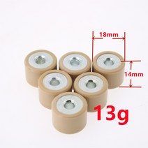 PCX 152QMI 157QMJ GY6 125cc 150cc 엔진 용 WILENO Variator 슬라이딩 롤러 중량 세트 18x14mm, 02 18X14 13g