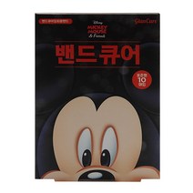 밴드큐어 미키마우스 밴드 표준형, 1박스, 10매입
