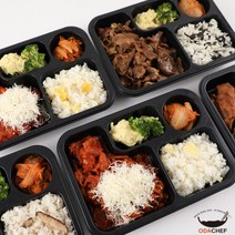 오다셰프 대왕고기 밥보다 고기 냉동 도시락 5종 식단관리 직장인 한끼식사 식단 건강, 세트구성 5종 10팩, 10개