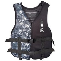 제트스키 제트보트 호환 부품 고무보트 성인용 네오프렌 고무 구명 조끼 카약 웨이크보드 모터, 색상01+L