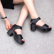 [기타브랜드] SUMMER 여성 통굽 샌들 굽7cm 2color 1856384