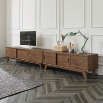 모두몰/ 모리스 참죽나무 원목 1200/1600 거실장-옵션