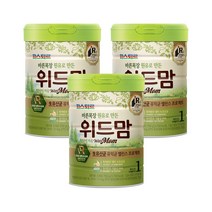 바른목장 원유로 만든 위드맘 분유 1단계, 3개, 750g
