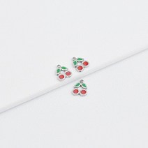 1-DP1-160 써지컬스틸 펜던트 미니 에폭체리 귀걸이 팔찌만들기 재료 악세사리 부자재 DIY
