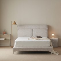 매트리 포근 조야 패브릭 침대 프레임 Q K, 포근 슬림 헤드