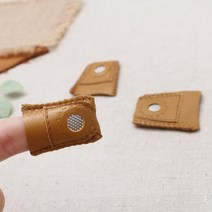 짱패브릭 철제가죽골무, 대, 1개