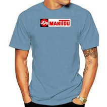 Manitou 지게차 티셔츠 Sz S - 빅사이즈, 4XL, Men Haze blue