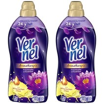 버넬 아로마테라피 섬유유연제 로투스 1.6L x 2개