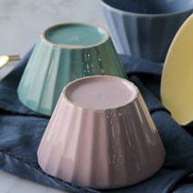 cocooning Macaron 북유럽 감성 파스텔 국내산 고급 라이스볼 밥공기, 베이비핑크, 1개