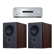 야마하 R-S202 + 미션 LX-3 MKII 하이파이오디오, 스피커(블랙)