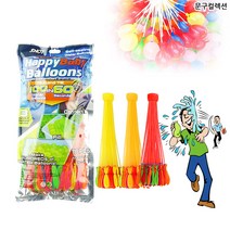다발물풍선 100개 제조 매직 미니 물풍선 워터벌룬 물놀이 물폭탄 축제 행사 놀이