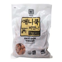 영양가득 애니쿡 비엔나소세지 1kg 업소용 식당용 식자재 소스 양념 대용량, 1, 본상품선택
