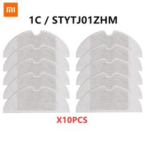 샤오미 로봇 청소기 Mijia 1C/STYTJ01ZHM 브러시 워터 걸레 천 키트 필터, 10PCS