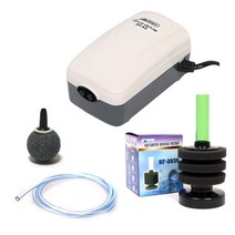 벅스앤미 산소발생기포기 세트 2구 소형어항용, 5개