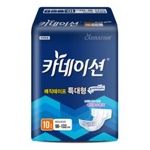 카네이션 성인용기저귀/겉기저귀/프리미엄 매직테이프L(특대형) 10매*10팩 100매(단종으로 고급제품인 프리미엄 와이드매직테이프W3 특대형 대체출고)