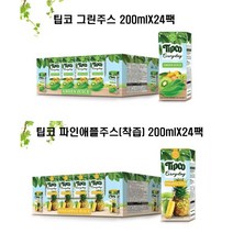 코스트코 팁코 파인애플 착즙 주스 200ml x 24개입, 24개