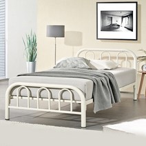 하이파 루이스 슈퍼싱글 싱글침대 매트포함 색상2, 슈퍼싱글-아이보리