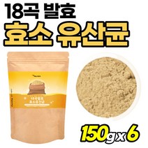프리미엄 19종유산균 고함량 발효 효소 유산균 고순도 곡물 남자 60대 간편한 중년 여성 프락토올리고당 70대 50대 맛있는 부모님 선물 귀리 식이섬유, 1개, 6개