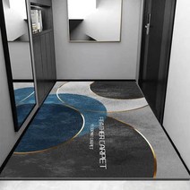 ZZJJC 현관 매트 화장실 욕실 입구 물흡입지담요, 뉴라이트-09, 90*140CM[임의컷팅]물세탁 가능]
